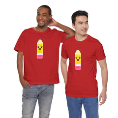 Emoji TEACHER PENCIL- Graphic Unisex Jersey Short Sleeve Tee