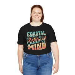 Coastal State of Mind Tee — Retro Beach Graphic T-Shirt