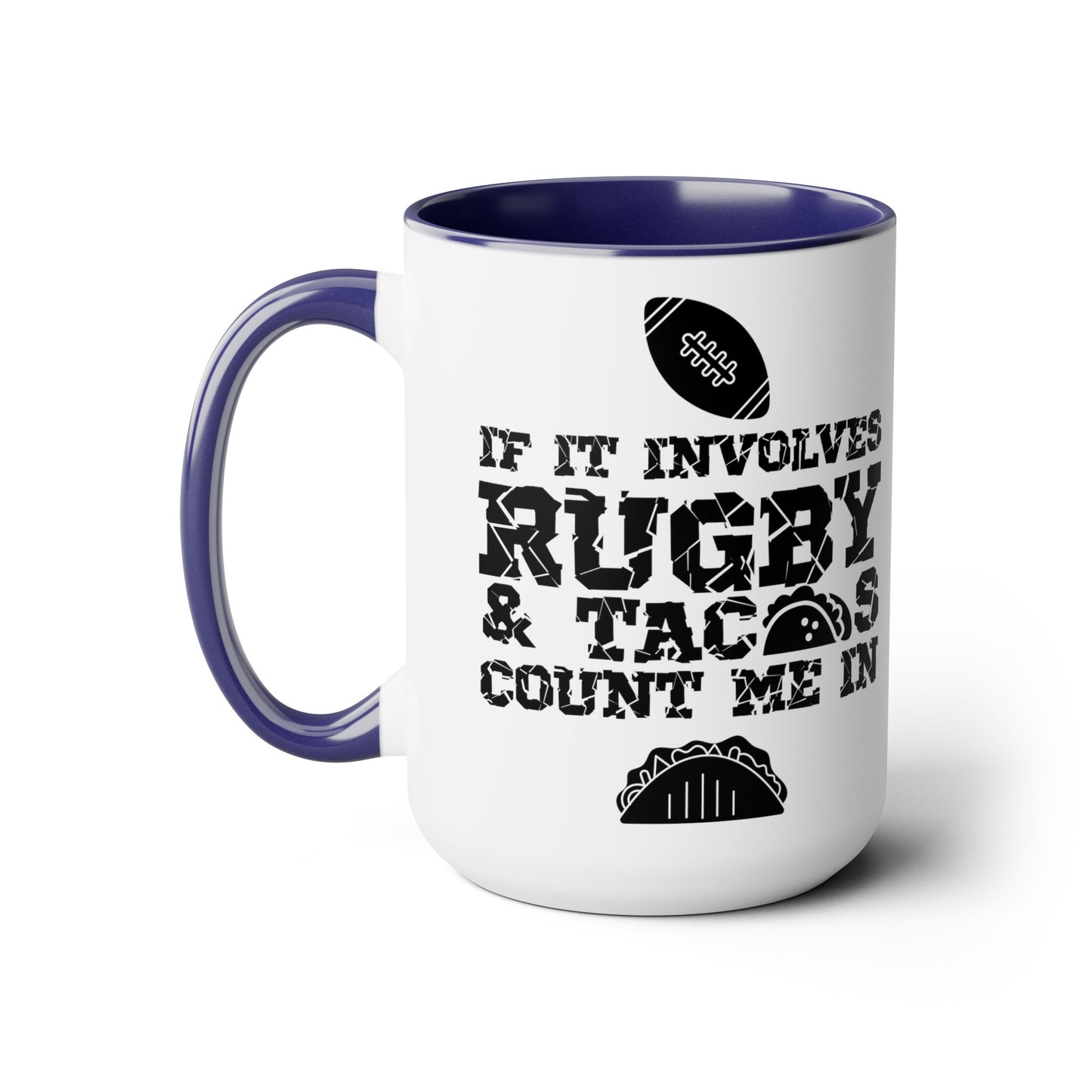 Funny RUGBY Ceramic 15oz Mug