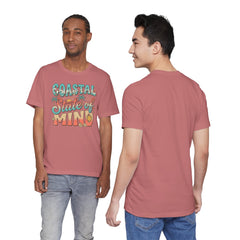 Coastal State of Mind Tee — Retro Beach Graphic T-Shirt