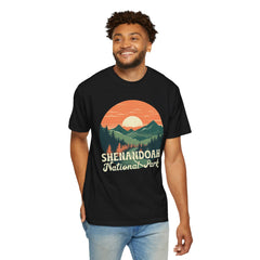 Shenandoah National Park Graphic, Comfort Colors Soft Relaxed Fit Unisex Garment-Dyed T-shirt