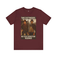 Vintage Western T-Shirt - Two Eastwoods - No Flux Capacitor Required