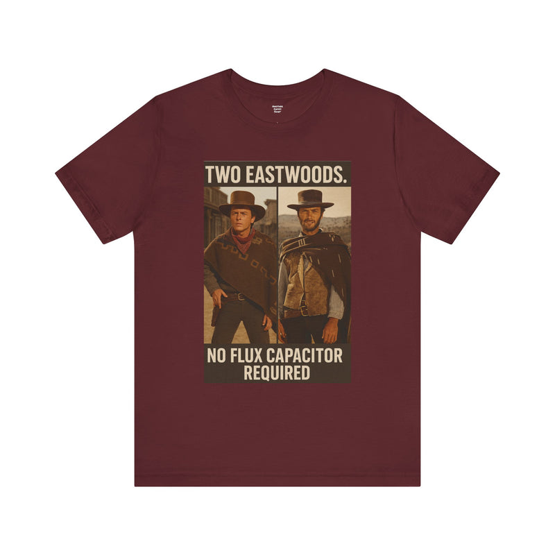 Vintage Western T-Shirt - Two Eastwoods - No Flux Capacitor Required
