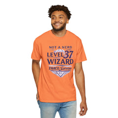 Level 37 Wizard T-Shirt — "Not a Nerd" THAC0 Survivor D&D Gamer Tee