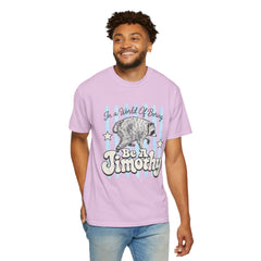 Be A Timothy T-Shirt — Retro Raccoon Graphic Tee ("In a World of Boring")