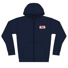 Personalized Full-Zip Hoodie with your name on front and your Dogs Image on back
