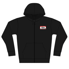 Personalized Full-Zip Hoodie with your name on front and your Dogs Image on back