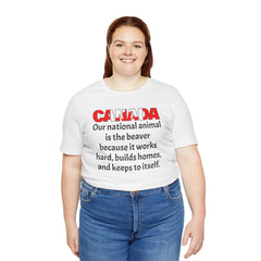 Funny Canadian National Quote Tee Shirt - Unisex Tee