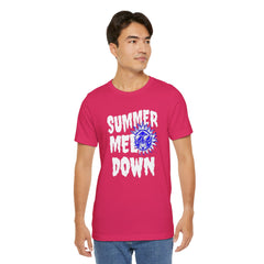 Summer Meltdown Graphic Tee — "Summer Melt Down" Sun Design