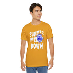 Summer Meltdown Graphic Tee — "Summer Melt Down" Sun Design