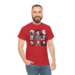 The Brainy Bunch Tee — Vintage Scientist Portraits Graphic T-Shirt