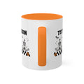 Halloween Tis The Season Skeletons & Pumpkins Graphic 11oz Mug