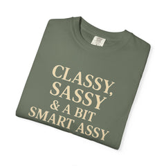 Classy Sassy T-shirt, Unisex Casual Top, Statement Tee, Gift for Her, Fashion Apparel, Birthday Humor Shirt