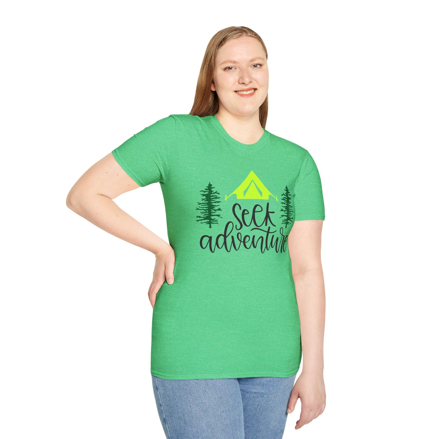 Seek Adventure Unisex Softstyle T-Shirt