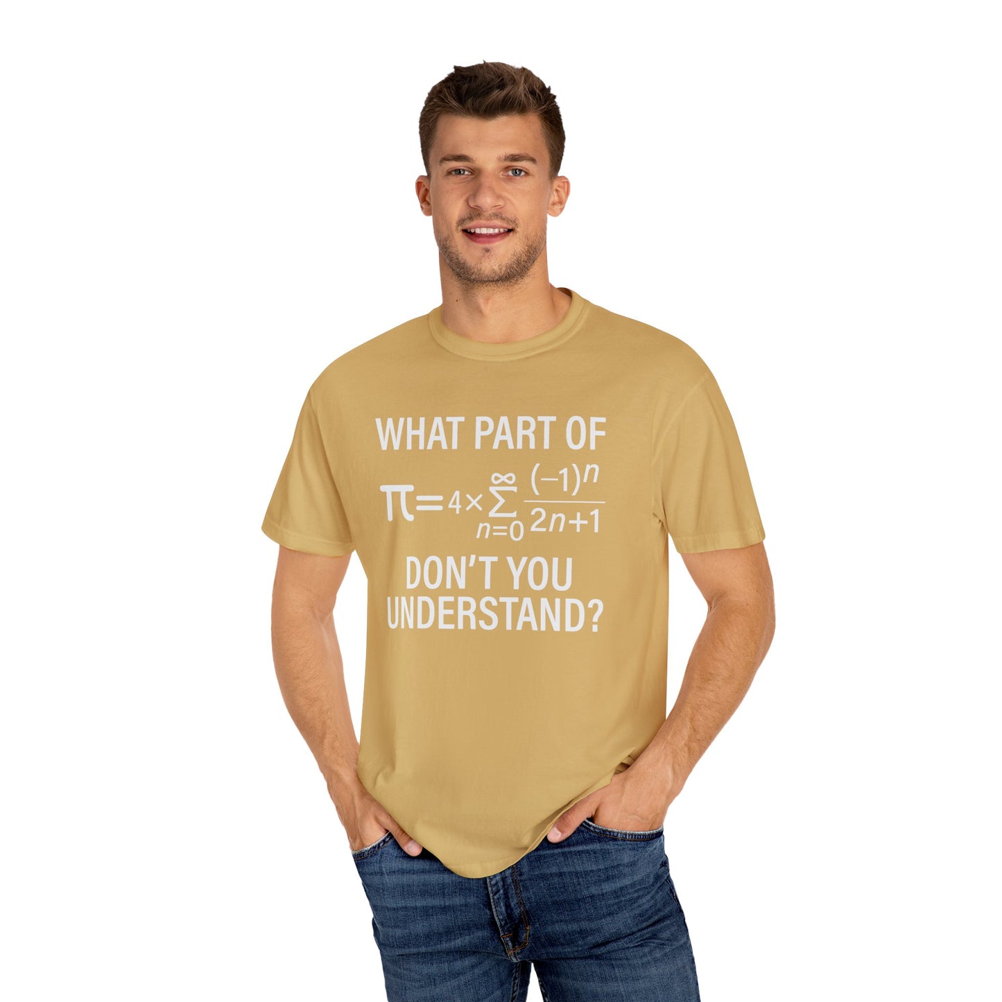 What Part of The Pi Equation Don't You Understand, Comfort Colors Unisex Garment-Dyed T-shirt