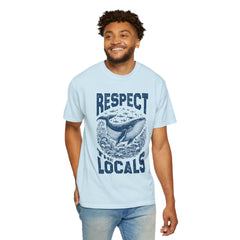 Respect the Locals Whale T-Shirt — Marine Conservation Graphic