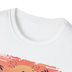 Surfing Unisex Softstyle Graphic T-Shirt