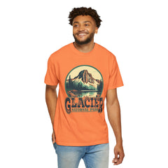 Glacier National Park Graphic, Comfort Colors Soft Relaxed Fit Unisex Garment-Dyed T-shirt
