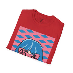 Dope Pop Art Girl Unisex Softstyle T-Shirt