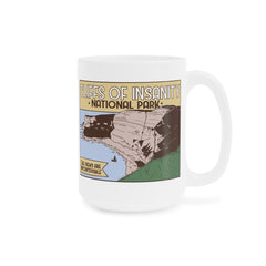 Cliffs of Insanity National Park Graphic Mug