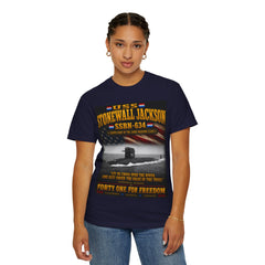 USS Stonewall Jackson SSBN-634 Submarine T-Shirt — Forty One For Freedom Military Tee