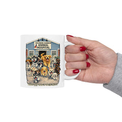 Who Let The Dogs Out Baldwin Harbor Animal Hospital Ceramic Mug – (11oz/15oz)