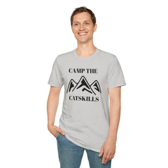 Camp The Catskillsi Unisex Softstyle T-Shirt  Catskill Mountains New York