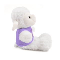 Stuffed Animals with T Shirt, Girl Quote, Support Wildlife, Happy Girls Sparkle, gift for her, Birthday Gift, Everyday gift, animal lover gift, nature lover gift