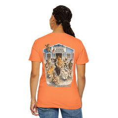Back Graphic "Who Let the Cats Out?" Baldwin Harbor Animal Hospital Cute Vet Clinic T Shirt