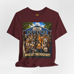 Who Let the Dogs Out? Baldwin Harbor Animal Hospital Graphic Dog Rescue T‑Shirt
