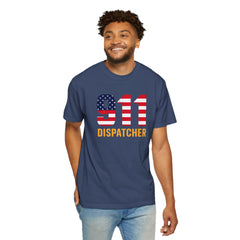 Vintage 911 Dispatcher Garment Dyed T-Shirt
