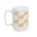 Akita Dog Ceramic Mug, (11oz, 15oz)