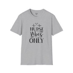 Nurse Vibes - Unisex Softstyle T-Shirt | Nurse Awareness, Medical Wear, Gift For Her, Scrubs Lover, Hospital Staff Gift, Registered Nurse,RN
