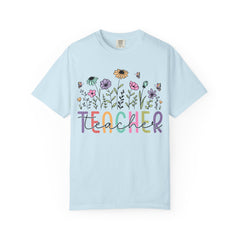 Floral Teacher Appreciation T-Shirt - Comfort Colors Soft