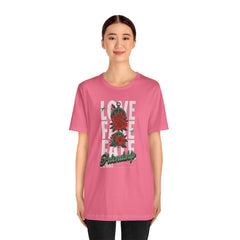 Positive Vibes Love Friendship Unisex Tee - LOVE FAKE FATE