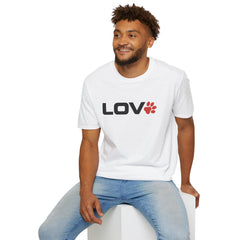 Love A Paw Unisex Softstyle T-Shirt