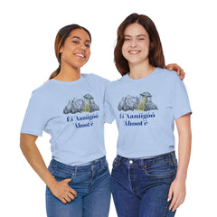 Éí Aanighóó Áhoolé Navajo The Truth Is Out There UFO Unisex Short Sleeve Tee