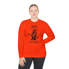 My name is Inigo Montoya. You killed my father. Prepare to die! - Unisex Lightweight Long Sleeve Tee / Princess Bride / For Him / For Her