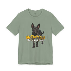 My Therapist Has A Wet Nose Personalized with your dog(s) image T-Shirt