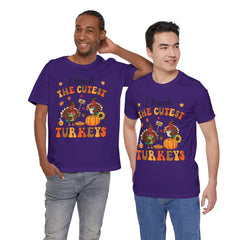 I Teach The Cutest Turkeys Teacher Appreciation T-Shirt