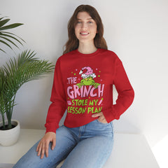 Grinch Stole My Lesson Plan Sweatshirt