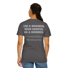 Poseidon Unisex Submarine T-Shirt – "I'm a Boomer Who Served on a Boomer"