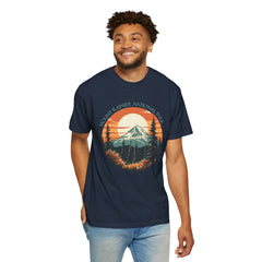 Mount Rainier National Park Graphic, Comfort Colors Soft Relaxed Fit Unisex Garment-Dyed T-shirt