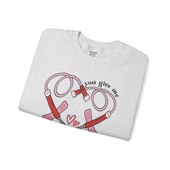 You Give Me Butterflies - Unisex Heavy Blend™ Crewneck Sweatshirt