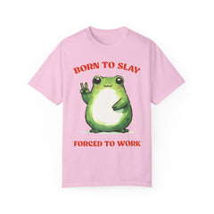 Vintage Style Frog , Born to slay -  Stylish Unisex T Shirt