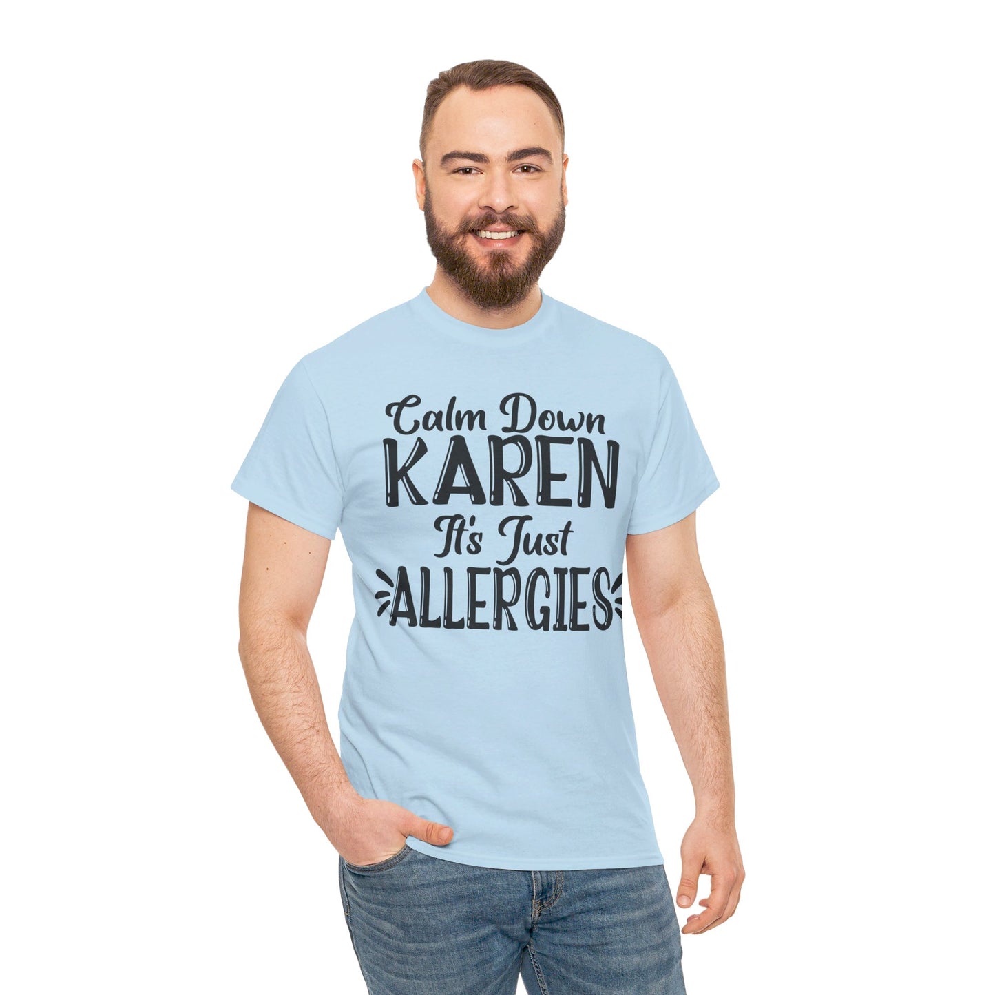 Calm Down Karen Unisex Heavy Cotton Tee