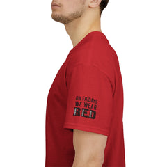 R.E.D. American Flag Submariner T-Shirt — "Until They Come Home" Patriotic Tee