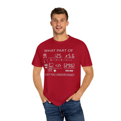 CAMERA DISPLAY, Graphic Unisex Garment-Dyed T-shirt