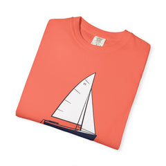 Hempstead Bay Sailing Club Graphic T-Shirt — "Real Sailors Fly Scots" Nautical Tee