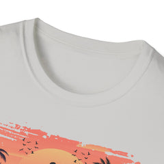 Surfing Unisex Softstyle Graphic T-Shirt